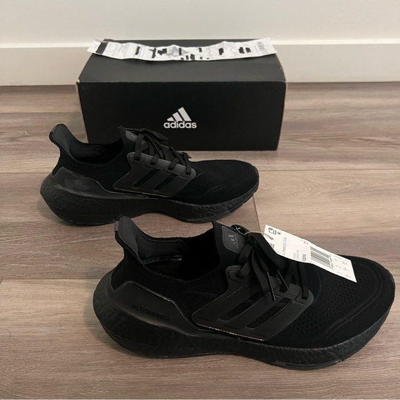 adidas Women's Ultraboost 21 Running Shoe- Color: Black/Black/Black- Size 9.5 - Picture 9 of 15